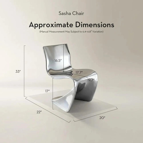 Sasha Chrome Dining Chair