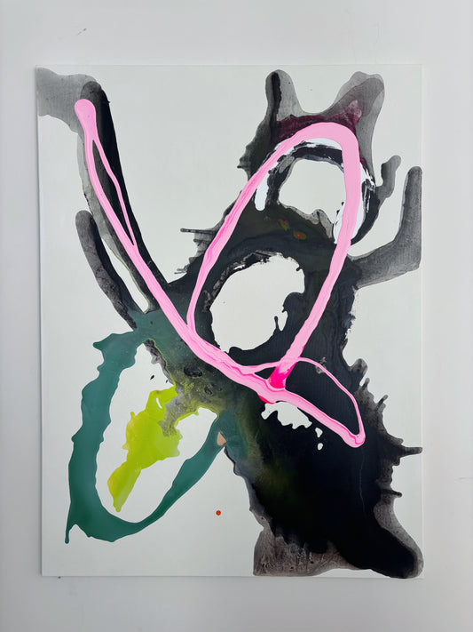 "Current Sea (One Day at a Time)"  - Painting by D.Lemaj