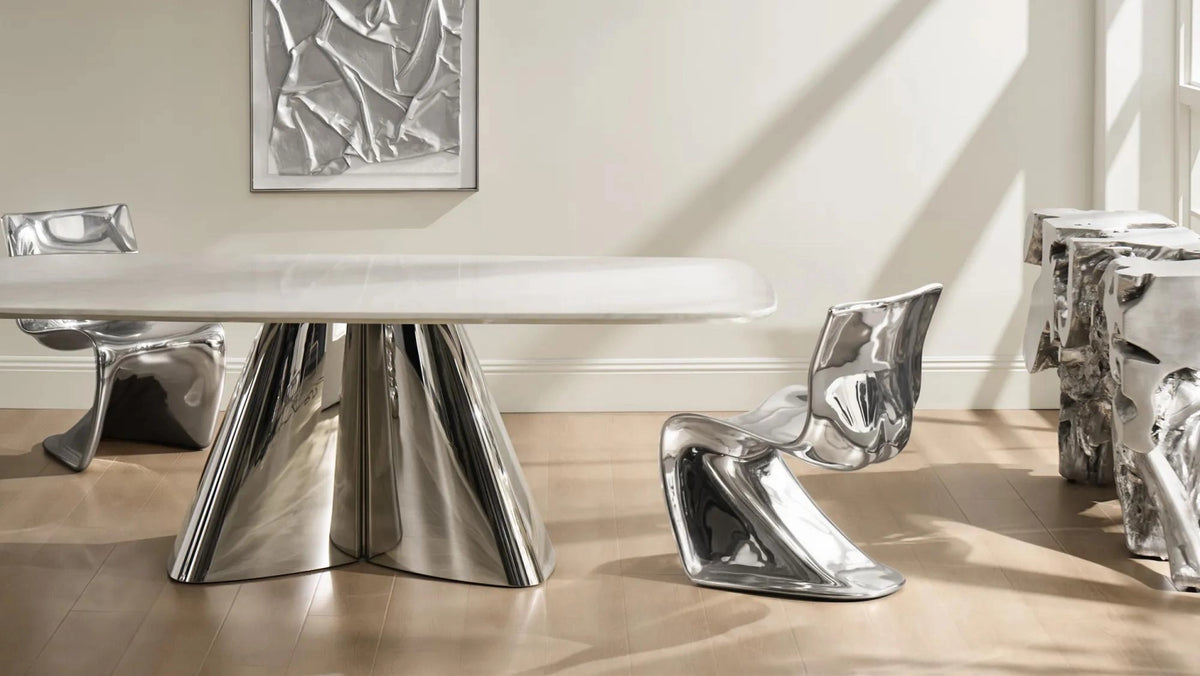 Sasha Chrome Dining Chair