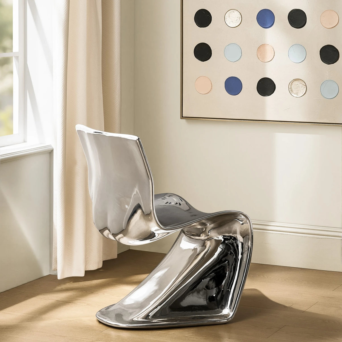 Sasha Chrome Dining Chair